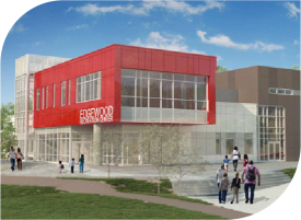 Artist rendering of Edgewood Recreation Center Renovation